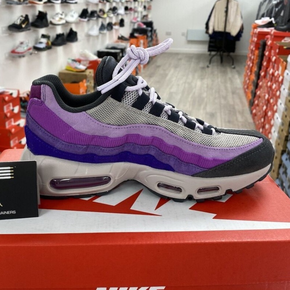 NIKE Air Max 95 Viotech Anthracite Safari Suede Women's 9 - Picture 12 of 12